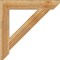 Ekena Millwork Traditional Slat Rough Sawn Bracket, Western Red Cedar, 6"W x 40"D x 40"H BKT06X40X40TRA06RWR - alternate 4